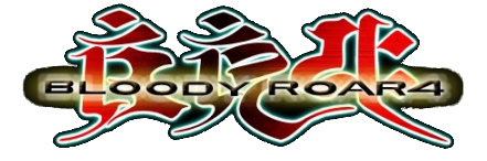 Bloody Roar 4 title screen for Playstation 2